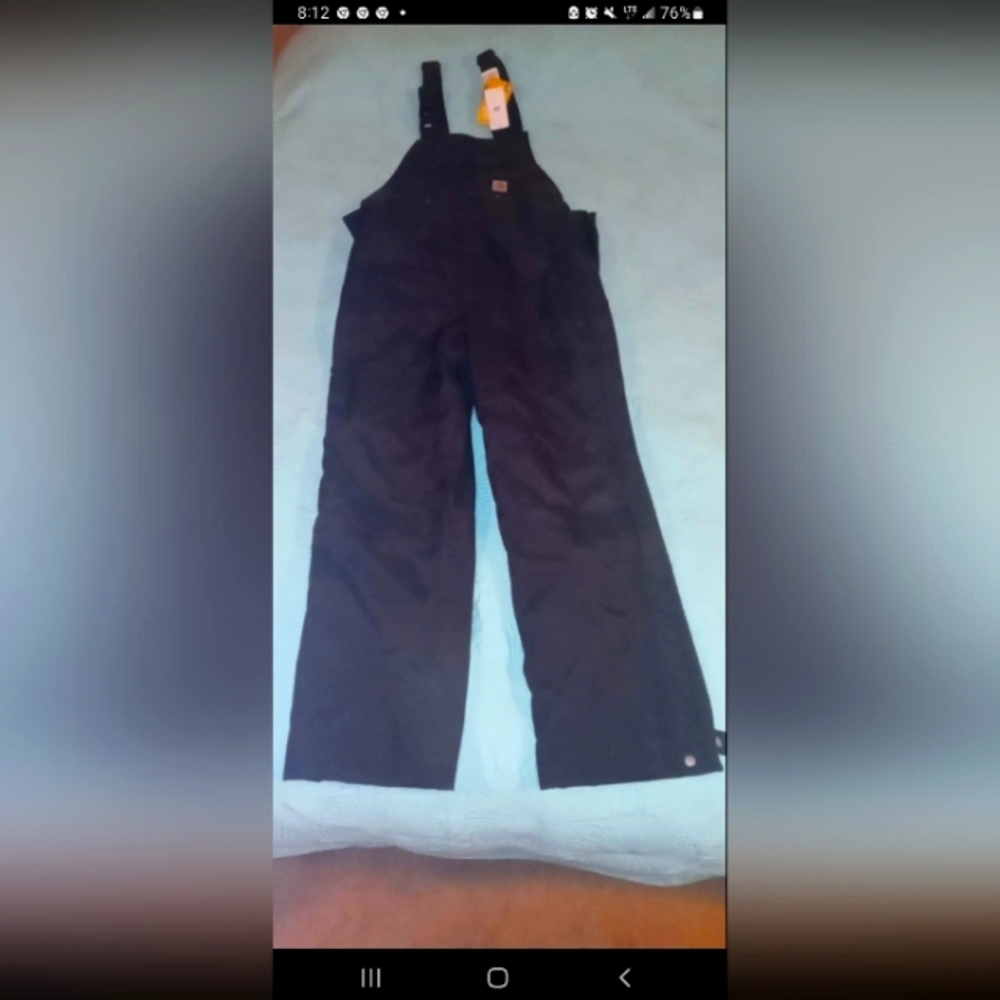 Carhartt weather defense bibs NWT